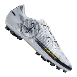 Scarpa da calcio Nike Phantom Gt Academy Se Ag M CT2144-001 grigio d'argento