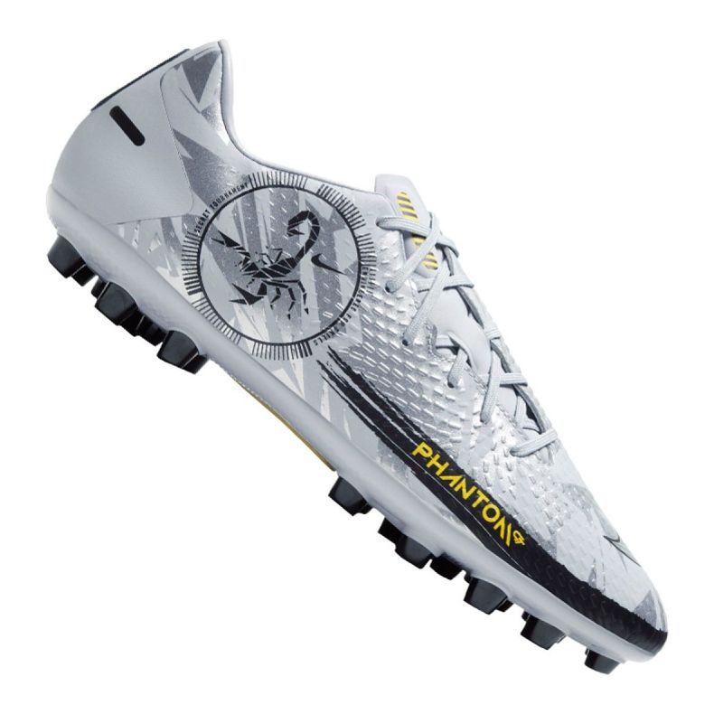 Scarpa da calcio Nike Phantom Gt Academy Se Ag M CT2144-001 grigio d'argento
