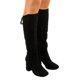 Stivaletti neri con ecopelle Shimmerfog nero