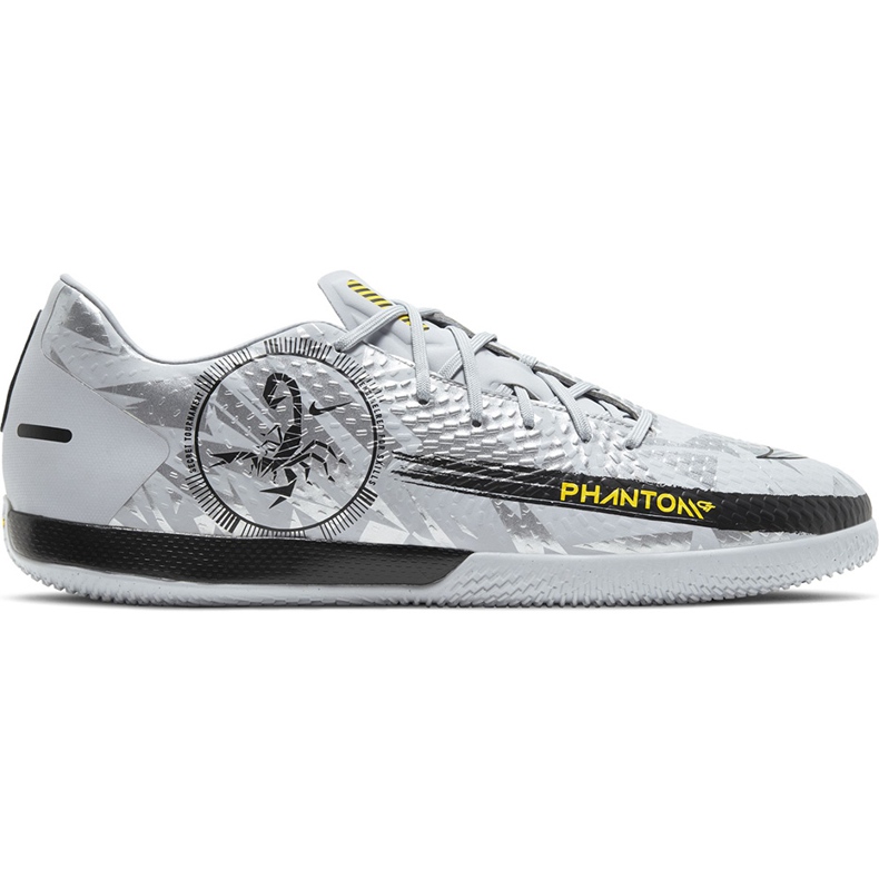 Nike Phantom Gt Scorpion Academy Ic DA2265 001 scarpe da calcio d'argento d'argento