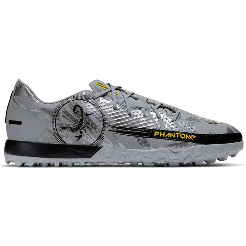 Nike Phantom Gt Scorpion Academy Dynamic Fit Tf DA2263 001 scarpe da calcio d'argento d'argento