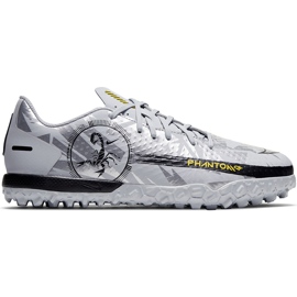 Scarpe da calcio Nike Phantom Gt Scorpion Academy Tf Junior DA2282 001 argento argento