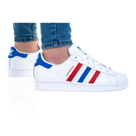 Scarpe Adidas Superstar Jr FW5851 bianca nero