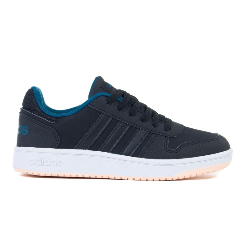 Scarpe Adidas Hoops 2.0 K EE6718 nero verde