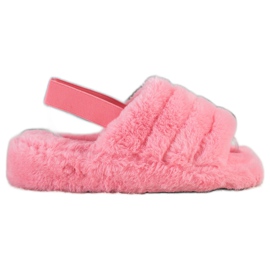 Seastar Pantofole Calde Con Pelliccia rosso