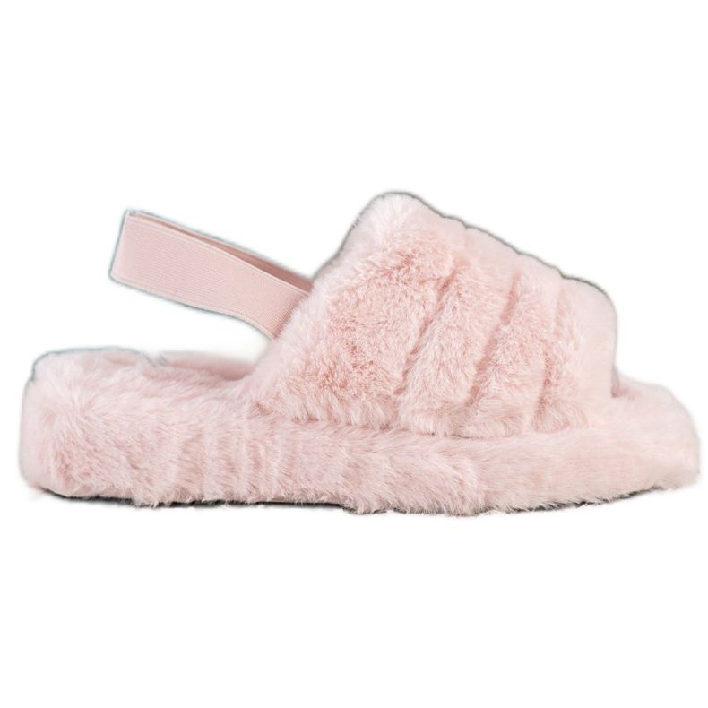 Seastar Pantofole Calde Con Pelliccia rosa