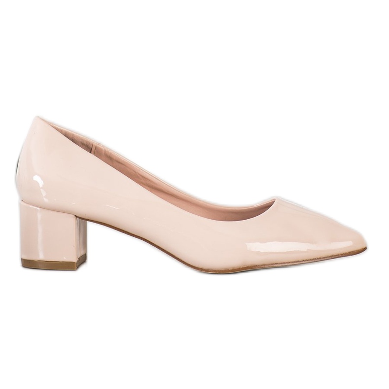 Goodin Décolleté Laccate In Spitz beige