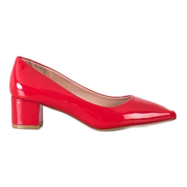 Goodin Décolleté Laccate In Spitz rosso