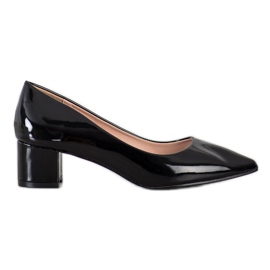 Goodin Décolleté Laccate In Spitz nero