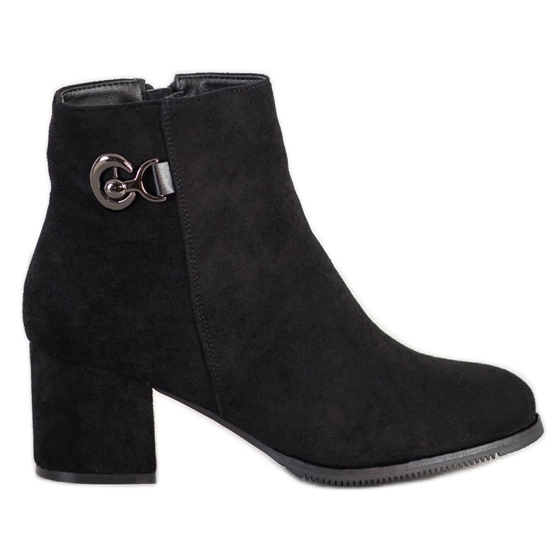 J. Star Stivali con tacco alto nero