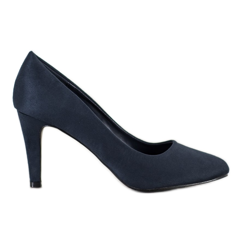 Renda Décolleté in pelle scamosciata blu scuro blu navy