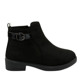 Stivali bassi in camoscio nero di Neriris