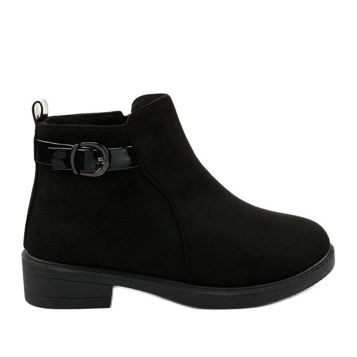 Stivali bassi in camoscio nero di Neriris