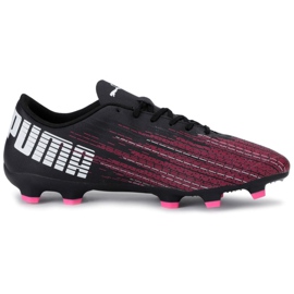 Scarpe da calcio Puma Ultra 4.1 FG / AG M 106092 05 nero, nero, rosa nero