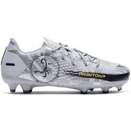 Nike Phantom Gt Academy Scorpion FG / MG Junior DB7631 001 scarpe da calcio bianco