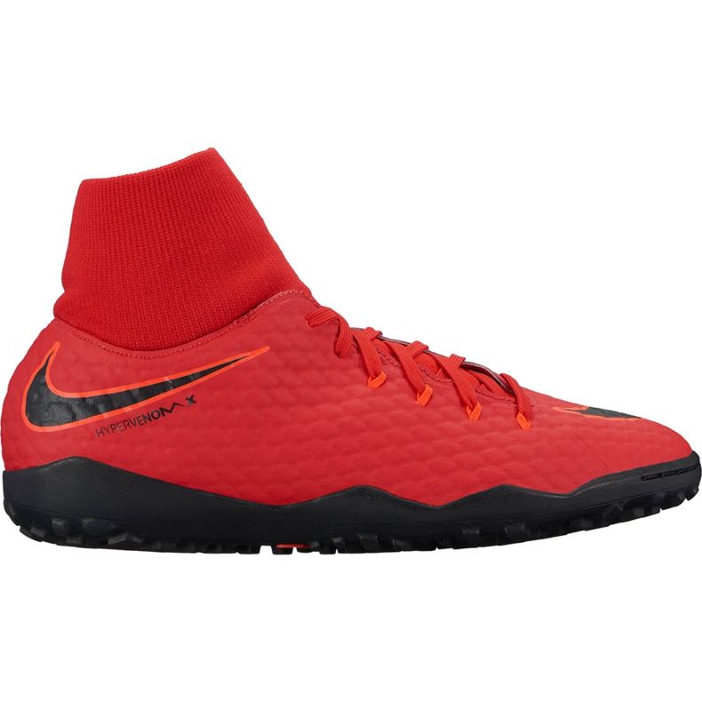Nike Hypervenom X Phelon 3 Df Tf 917769 616 scarpa da calcio rosso rosso