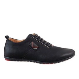 Scarpe da uomo nere WF932-1 nero