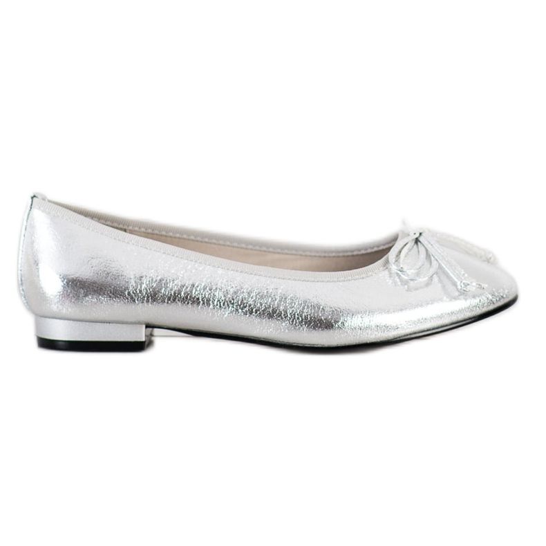 Goodin Elegante ballerina con fiocco d'argento