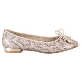 Goodin Elegante ballerina con fiocco multicolore