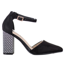 Goodin Décolleté Con Tacco Decorativo nero