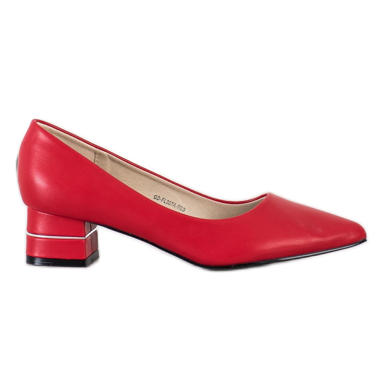 Goodin Décolleté con cintura decorativa rosso