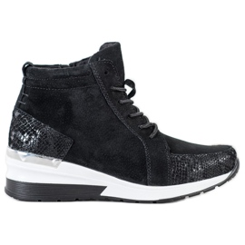 Filippo Stivaletti in pelle con lacci nero