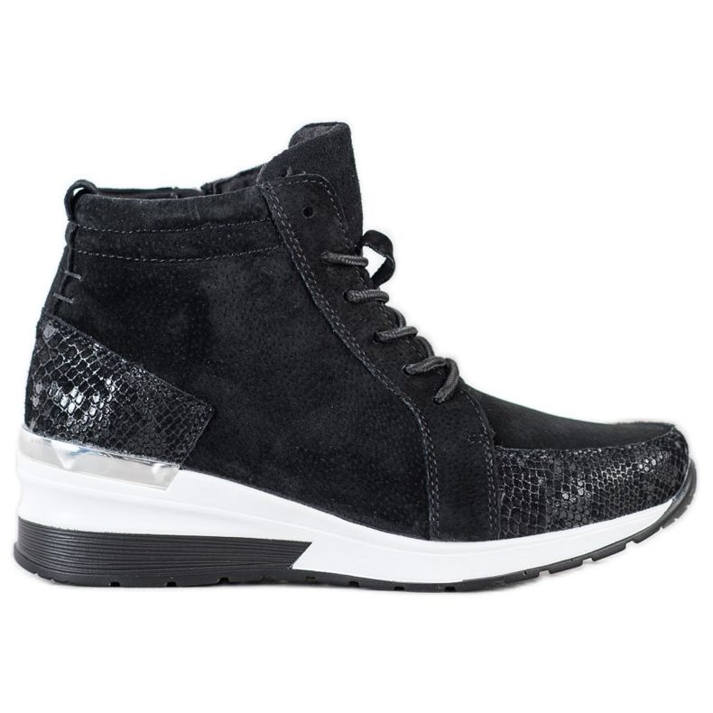 Filippo Stivaletti in pelle con lacci nero