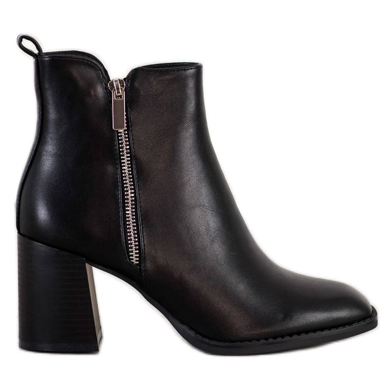SHELOVET Stivali classici con cerniera nero