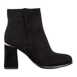 SHELOVET Stivali Con Inserto In Oro nero