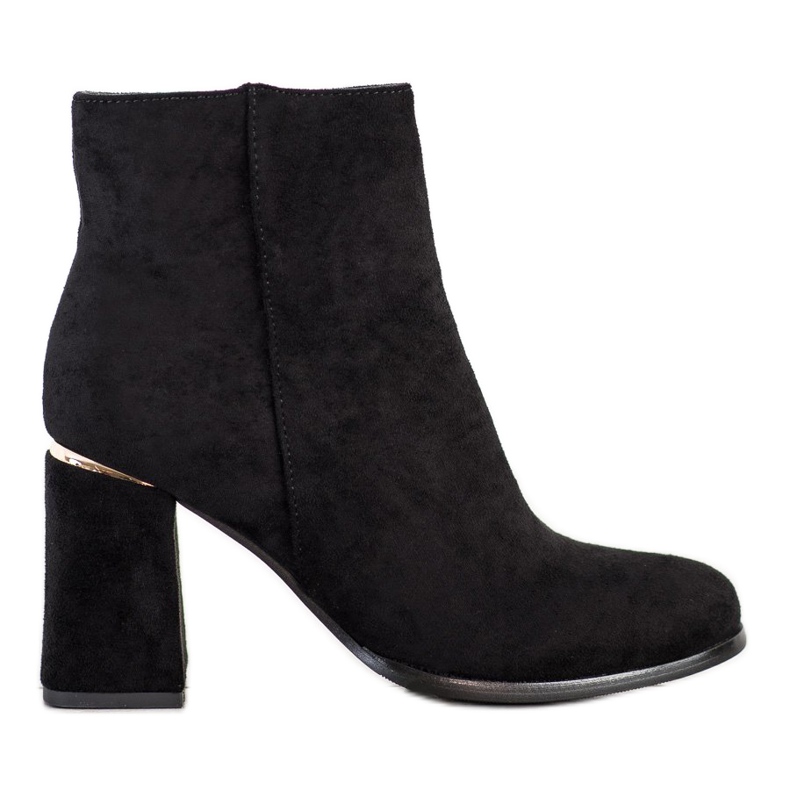SHELOVET Stivali Con Inserto In Oro nero