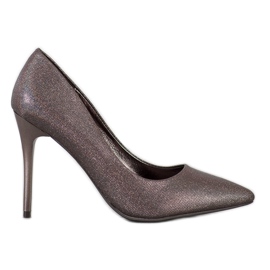Goodin Pompe alla moda su un perno grigio