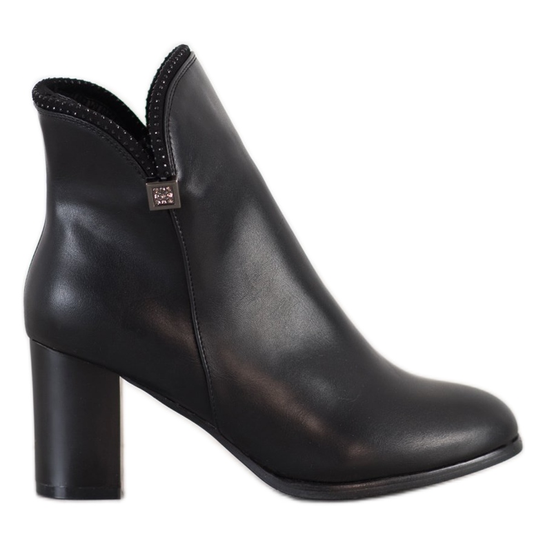 Sabatina Stivali eleganti con cut-out nero
