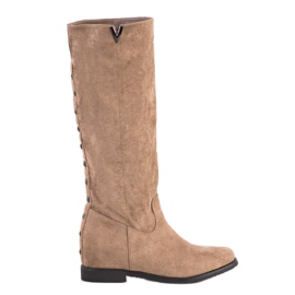 Seastar Stivali Scamosciati Con Borchie beige