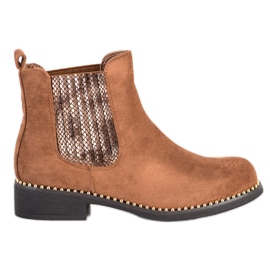 SHELOVET Stivaletti Chelsea alla moda marrone