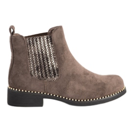 SHELOVET Stivaletti Chelsea alla moda grigio