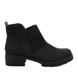 Stivaletti slip-on in ecopelle Faerika neri nero