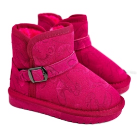 Apawwa Doposci Bambino Con Pelliccia Fucsia Kawai rosa