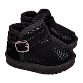 Maiqi Stivali Da Neve Per Bambini Con Pelliccia Black Dreamy nero