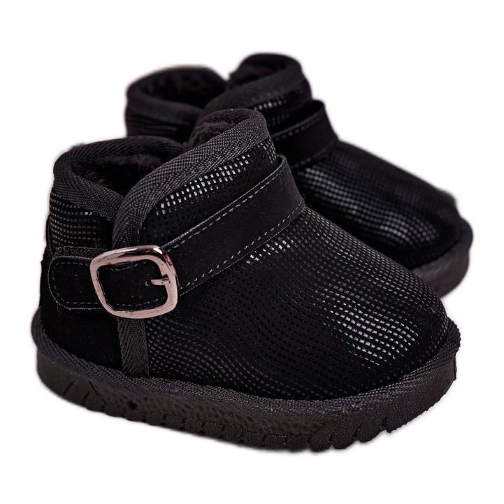 Maiqi Stivali Da Neve Per Bambini Con Pelliccia Black Dreamy nero