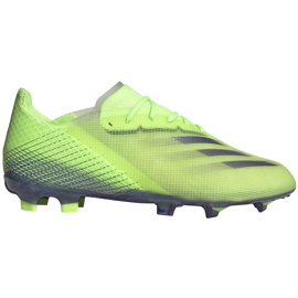 Scarpe da calcio Adidas X Ghosted.1 Fg Junior verde EG8180