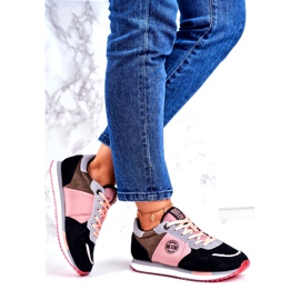 Scarpe Sportive da donna Sneakers Big Star GG274458 nero cachi rosa grigio