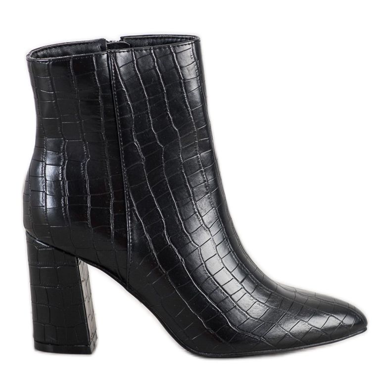Goodin Stivali In Spitz Snake Print nero