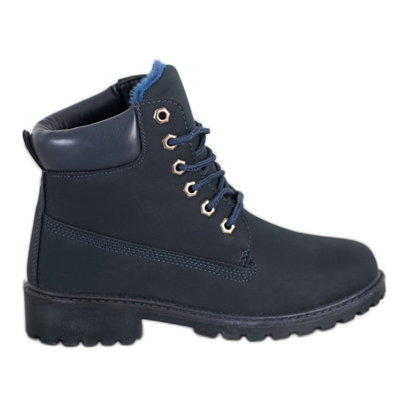 BOSHIMAO Trappers legati blu navy