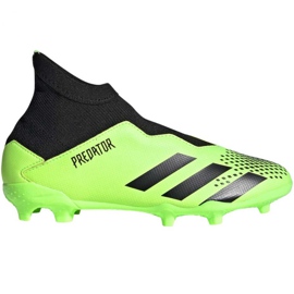 Scarpe da calcio Adidas Predator 20.3 Ll Fg Junior EH3019 multicolore verde