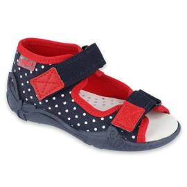 Scarpe per bambini Befado 342P028 bianco rosso blu navy