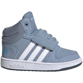 Adidas Hoops Mid 2.0 scarpe da bambino blu FW4922