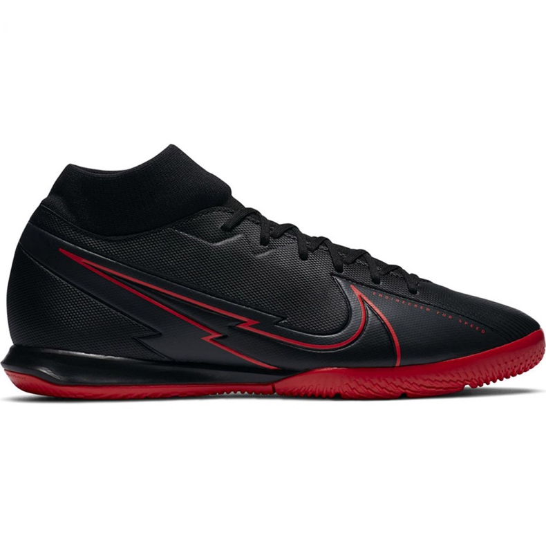Scarpe da calcio Nike Mercurial Superfly 7 Academy Ic M AT7975 060 nero porpora