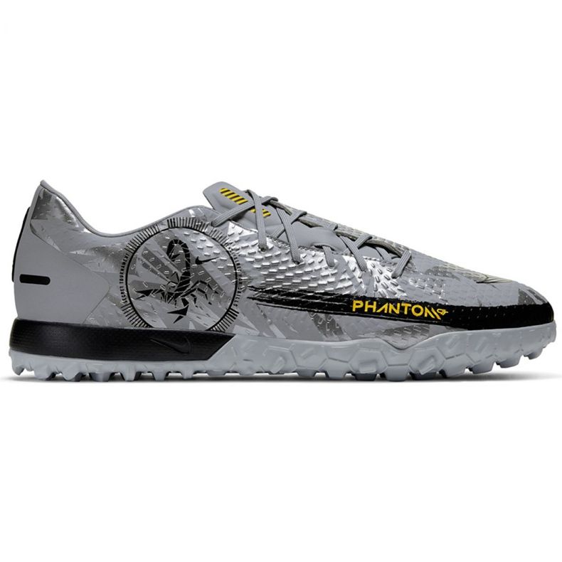 Scarpe da calcio Nike Phantom Gt Scorpion Academy Dynamic Fit Tf DA2263 001 grigio nero