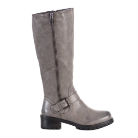 Sixth Sense Stivali Con Fibbia grigio