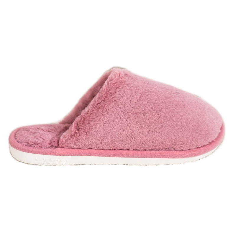 Bona Pantofole di pelliccia rosa